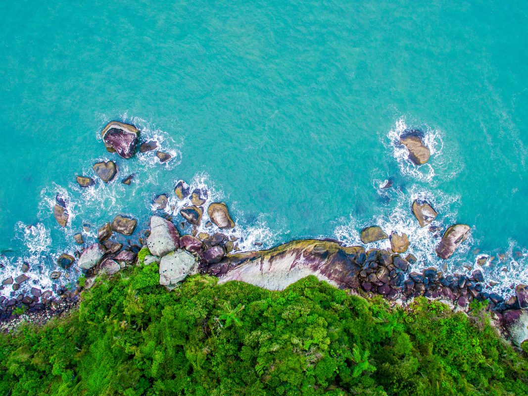 island from above
