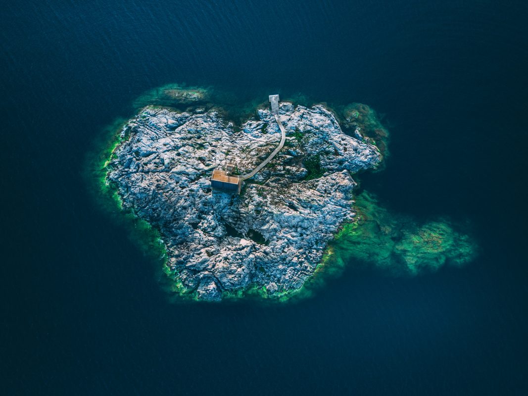 island from above
