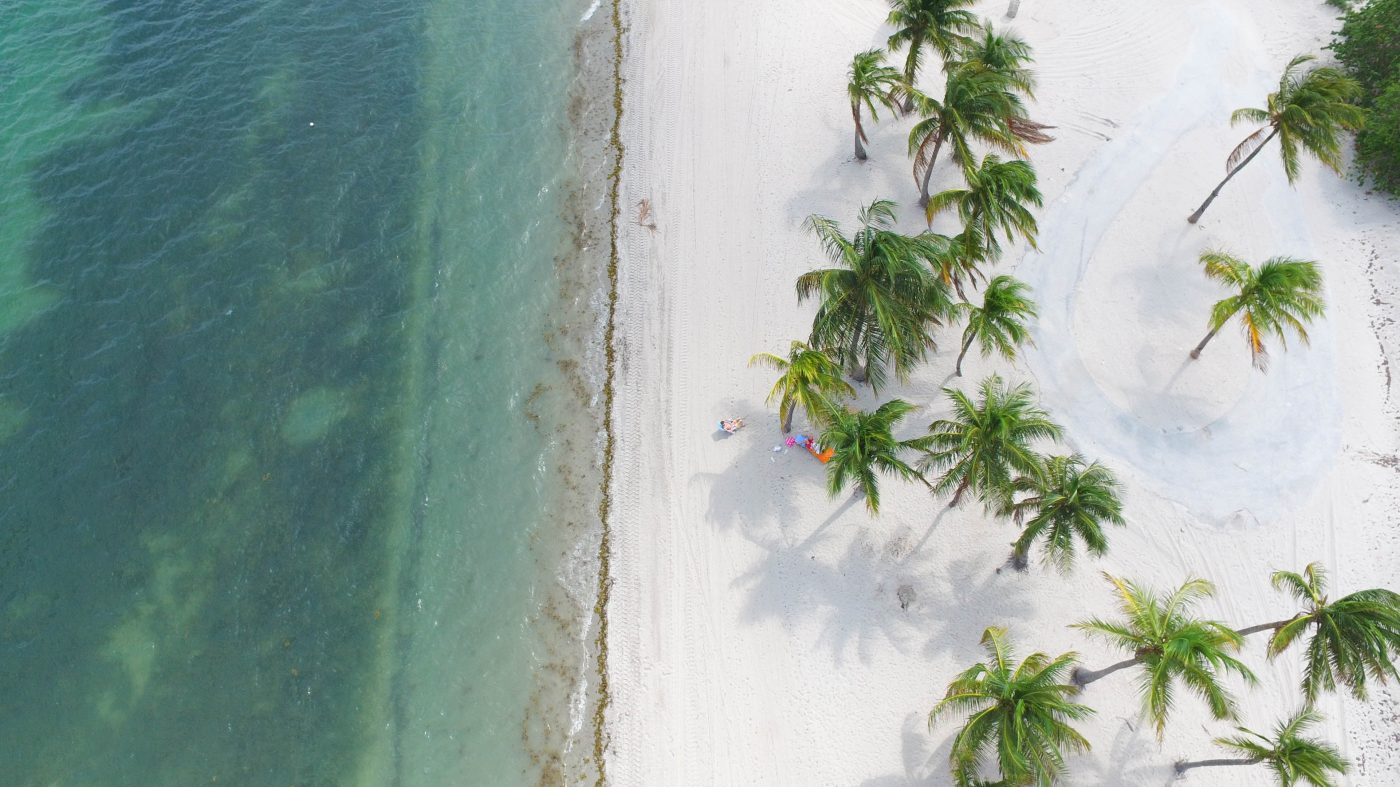 Sea from above