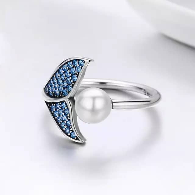 Anello Donna In Argento 925 Con Smeraldo – Design Semplice, Tail Ring, Ipoallergenico, Per Matrimonio E Ogni Giorno