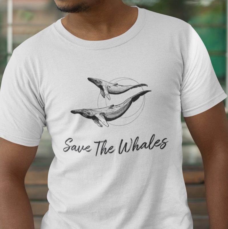 "Save The Whales" T-shirt - Passport Ocean